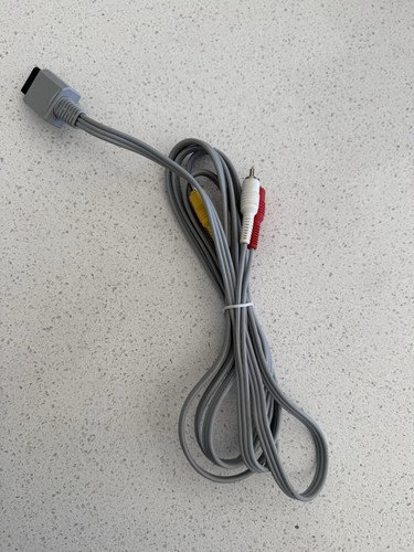 Official OEM Genuine Nintendo Wii Wii U A/V Composite Cable RVL-009 (New/Unused)