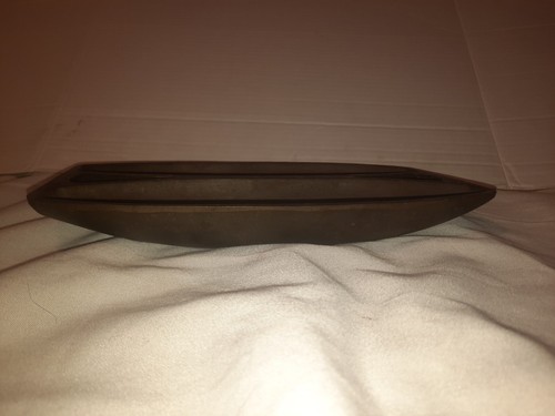 Vintage Lodge? 2FB Cast Iron Double Loaf Vienna Pan 11&5/8" by 7" 3.10# - Picture 4 of 9