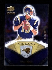 2008 UPPER DECK ICONS NFL ICONS NFL32 MARC BULGER 585/799 RAMS