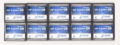 Lot 10x Smart 1GB XL Industrial Grade CF Compact Flash Memory Cards SG9CF1GHYB4A