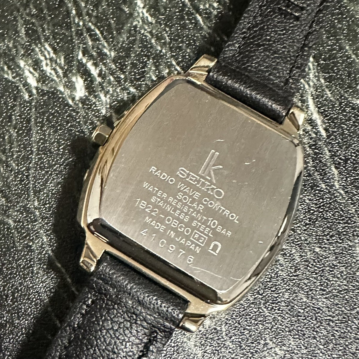 SEIKO LUKIA Watch SOLAR RADIO WAVE CONTROL 1B22-0BG0 Womens 10BAR