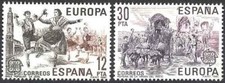 Timbres Europa CEPT Folklore Espagne 2243/2244 ** (74505FE)