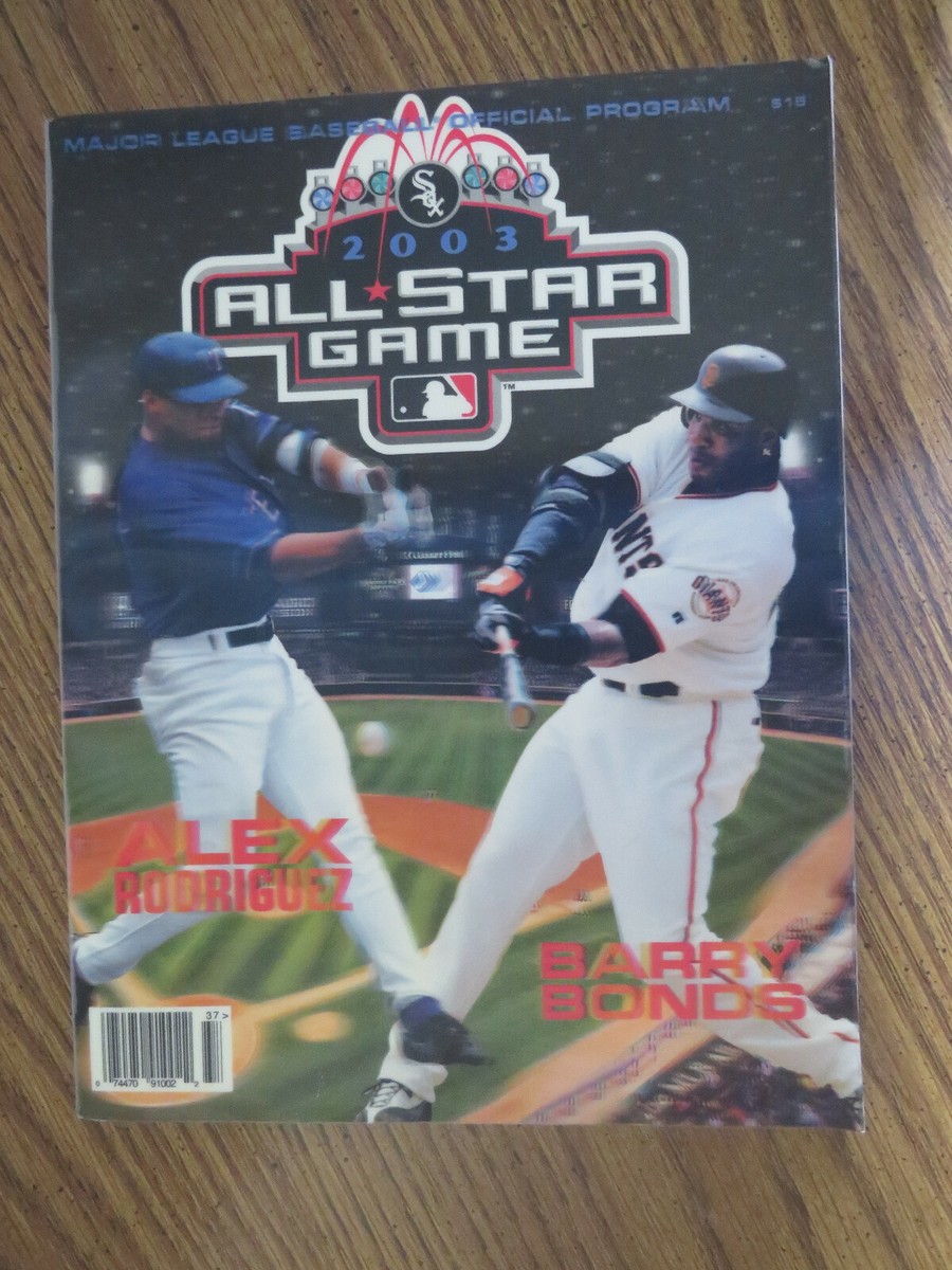 2003 AllStar Game MLB Official Program FromCellular Field Home