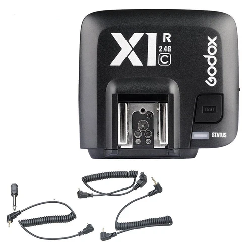 US Godox X1R-C TTL Camera Flash Speedlite Receiver Fr Godox X2T-C Xpro-C Trigger