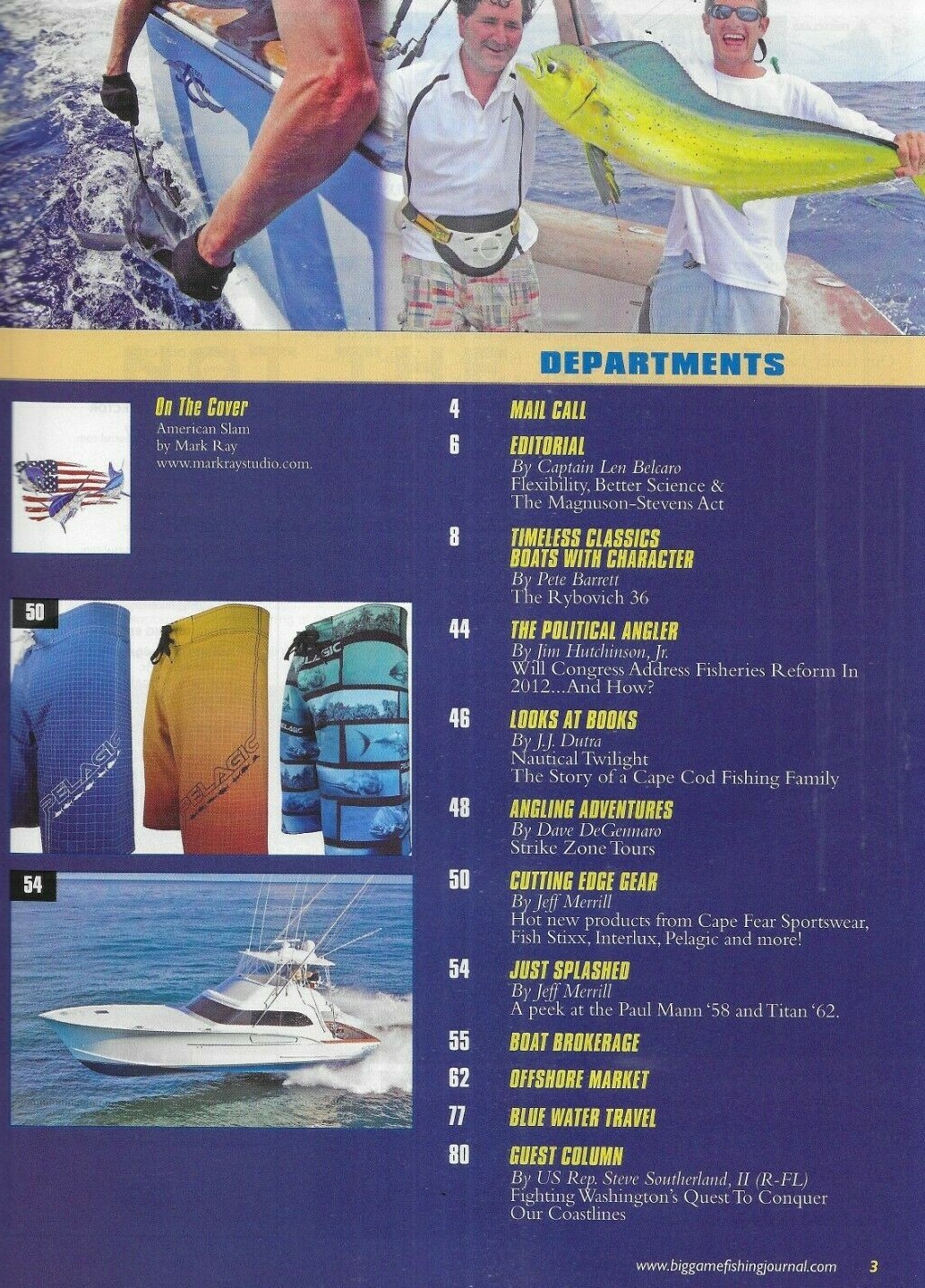 Big Game Fishing Journal Magazine American Recreational Fishery