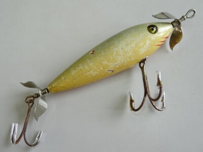 HEDDON #300　4インチ　スレート HEDDON No.300 Fishing Lure 4 inches/ 28g Old 1910 Vintage