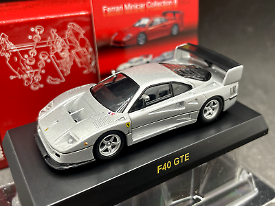 1/64 Kyosho Ferrari Collection8 neo F40 GTE Silver diecast 1/64 Kyosho Ferrari Collection8 neo F40 GTE Silver diecast