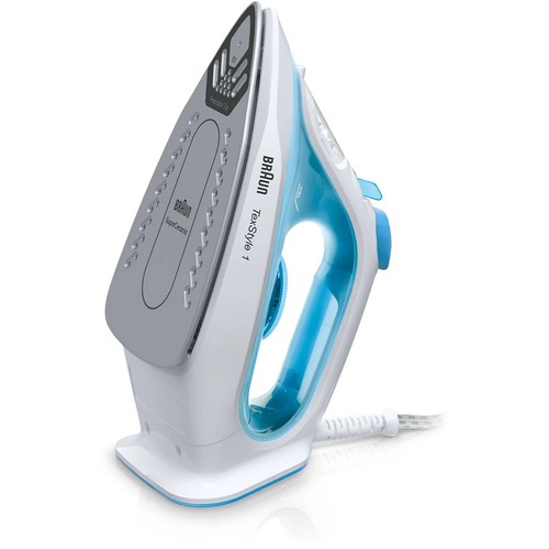 Braun TexStyle 1 Ferro Da Stiro A Secco E A Vapore Ceramica 2000W Blu Bianco - Foto 3 di 3