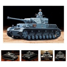 RC Panzer Kampfwagen IV Ausf.F-2, Heng Long 1:16,  Grau mit Rauch und Sound, 2,4