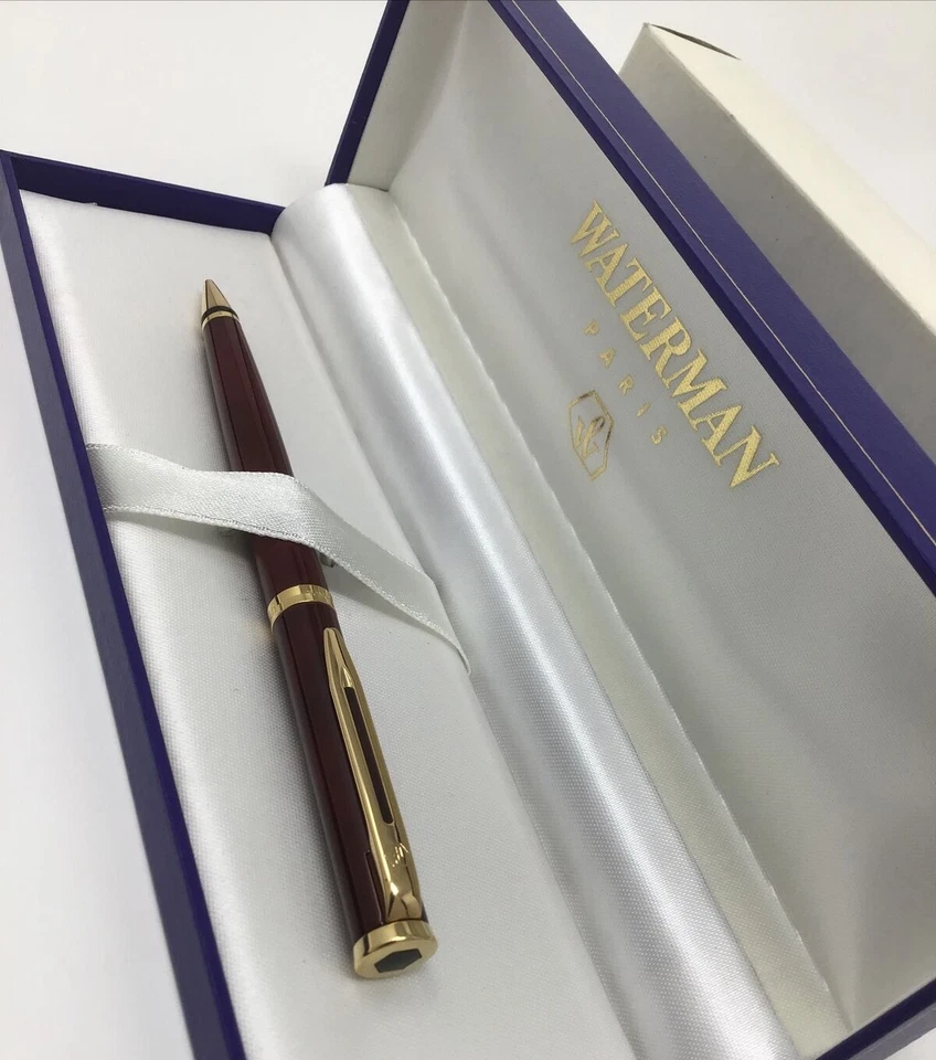 Lápiz Waterman Preface Thriller Red Gold Trim GT PCL Nuevo en Caja 32801 Nuevo de Lote Antiguo Foto 3 de 4