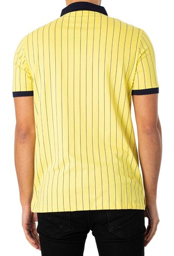 FILA Men's Polo BB1 Classic Vintage Collared Shirt Short Sleeve Stripe Top S-4XL - Picture 8 of 35