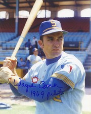 WAYNE COMER Autographed Signed 8 x 10 Photo Seattle Pilots COA