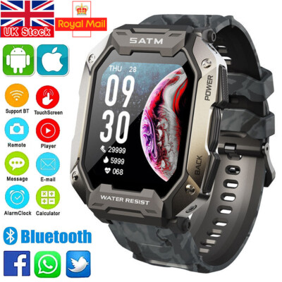 Dial Call Smart Watch ECG+PPG Heart Rate Sleep Monitor Sports Fitness  Tracker UK UK - Main Image