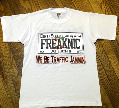1997 freaknik biggie Outkast atliens vtg rap hiphop T-shirt freaknic 90s  atlanta | eBay
