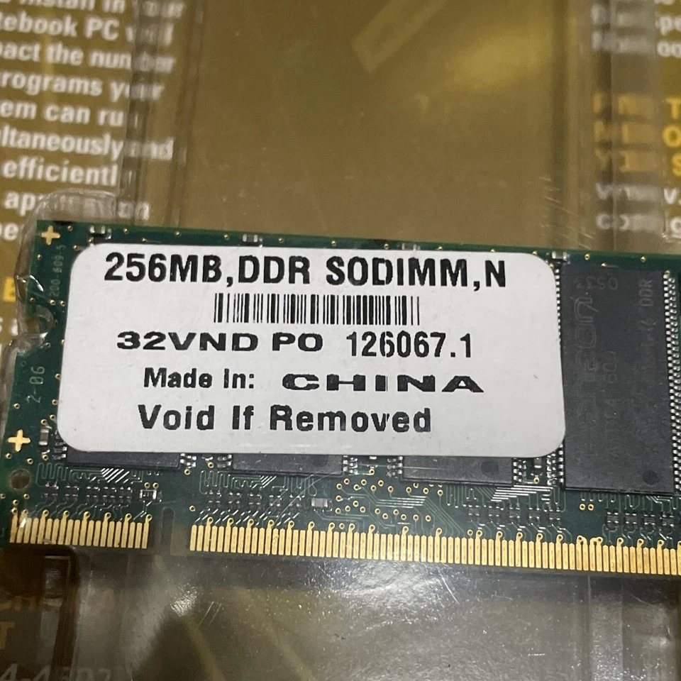 PNY Optima 256MB Memory N512D27OPT 512MB PC2700 Notebook DDR333 - Image 3 of 3