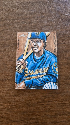 Paul Molitor Leaf Sketch Legends of the Diamond 1/1 - 第 1/2 張圖片