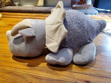 Animal Alley Rhinoceros Plush Stuffed Gray Purple 22 inches