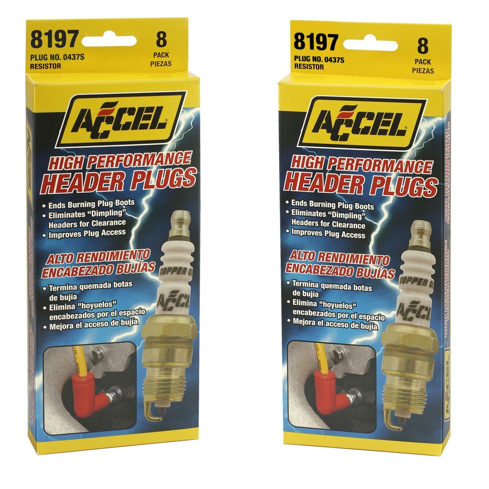 ACCEL U-Groove Spark Plug Header Plug For 1977 Dodge W100 3FD442-37B7