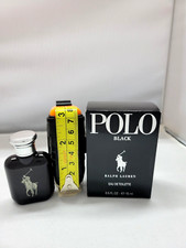 Polo Black By Ralph Lauren EDT For Men 0.5 FL Oz /15 ML EDT Mini Splash NIB