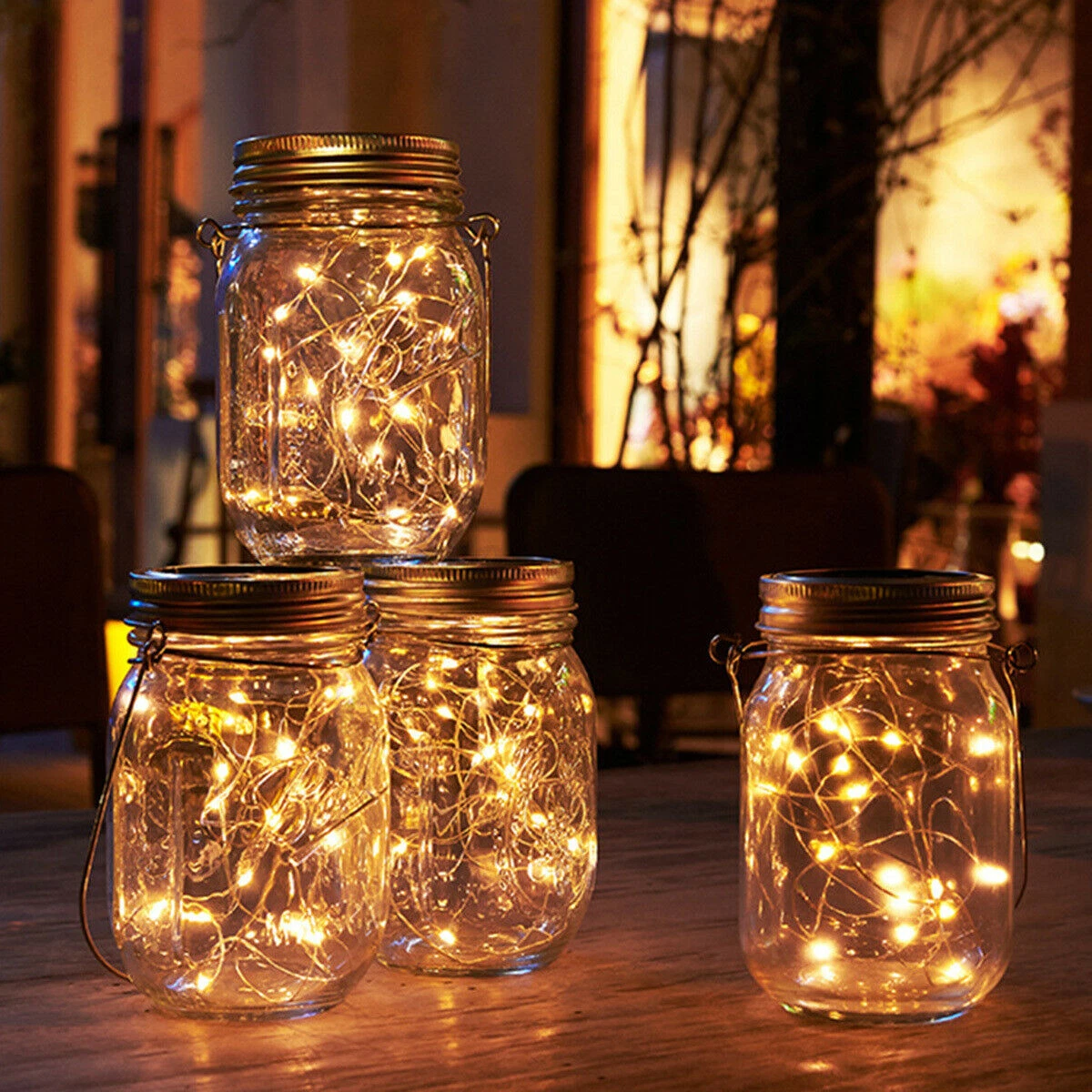 Fairy lights cheap glass jar