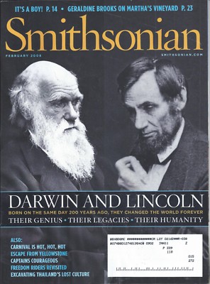 Smithsonian Magazine February 2009 Darwin and Lincoln | eBay