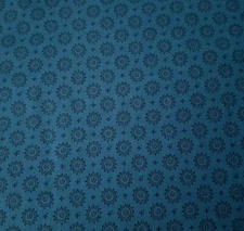 P&B Textiles Bear Essentials 4 BTY Black Medallion Dark Teal Blender