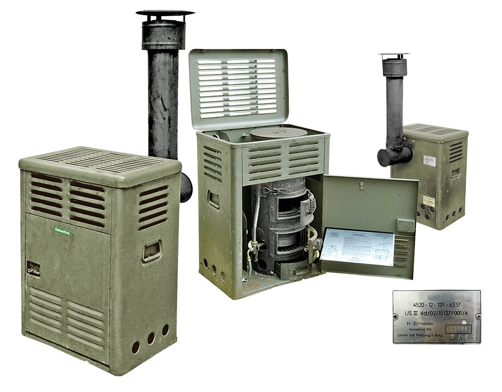 Orgánico. Calentador de campo BW 1 horno calefacción de tienda - 6,2 kW incl. calefacción de taller TDv
