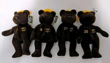 BAMM BEANO's Home Run Kings Set of 4 RUTH MARIS SOSA McGWIRE Beanie Baby MLB