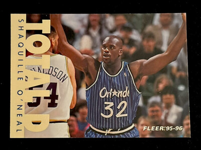 1995 Fleer'95-96 Total D Card Shaquille O'Neal #7 of 12 Nrmt Range