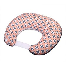 Bacati Nursing Pillow Cover, Olivia Tribal Coral/Navy