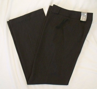 Pantalon Habillé Chico's Lexington Reagan Gris Anthracite - Taille 0.5, Coupe Moderne, Jamais Porté