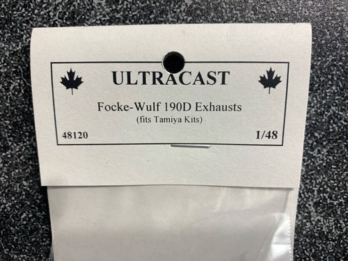 1/48 UltraCast - 48120 Focke-Wulf 190D Exhausts for Tamiya Kit - Ships from USA - Picture 5 of 7