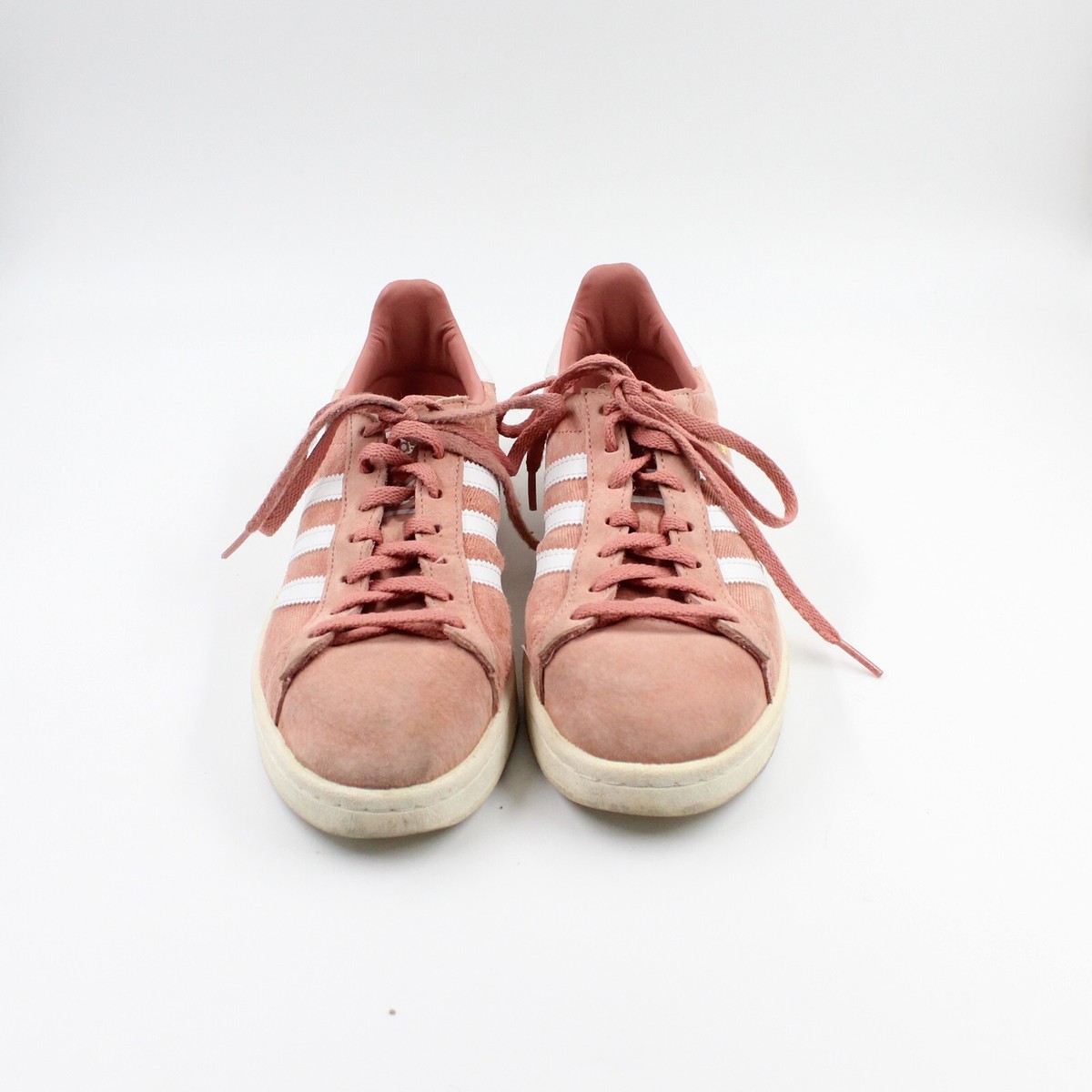 Adidas Women's Pink and White Stripe Campus Sneakers US 6.5 | eBay