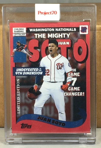 TOPPS PROJECT 70 #226 JUAN SOTO NATIONALS by UNDEFEATED Print Run 1932