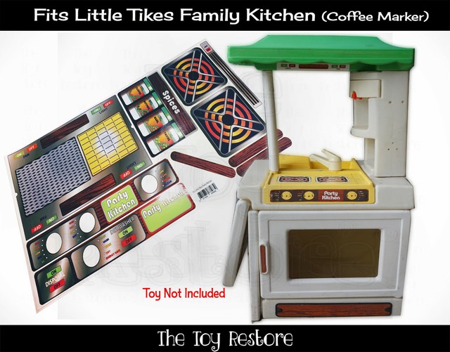 The Toy Restore Replacement Stickers fits Little Tikes Party Kitchen