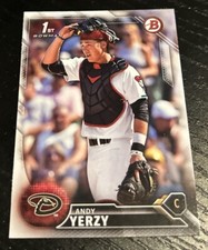 2016 Bowman Draft Andy Yerzy 1st Bowman