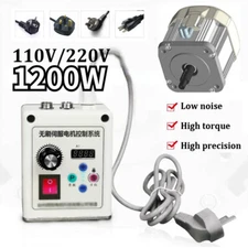 1200W Servo Motor&Controller Permanent Magnet Driver Woodworking New Face Mount