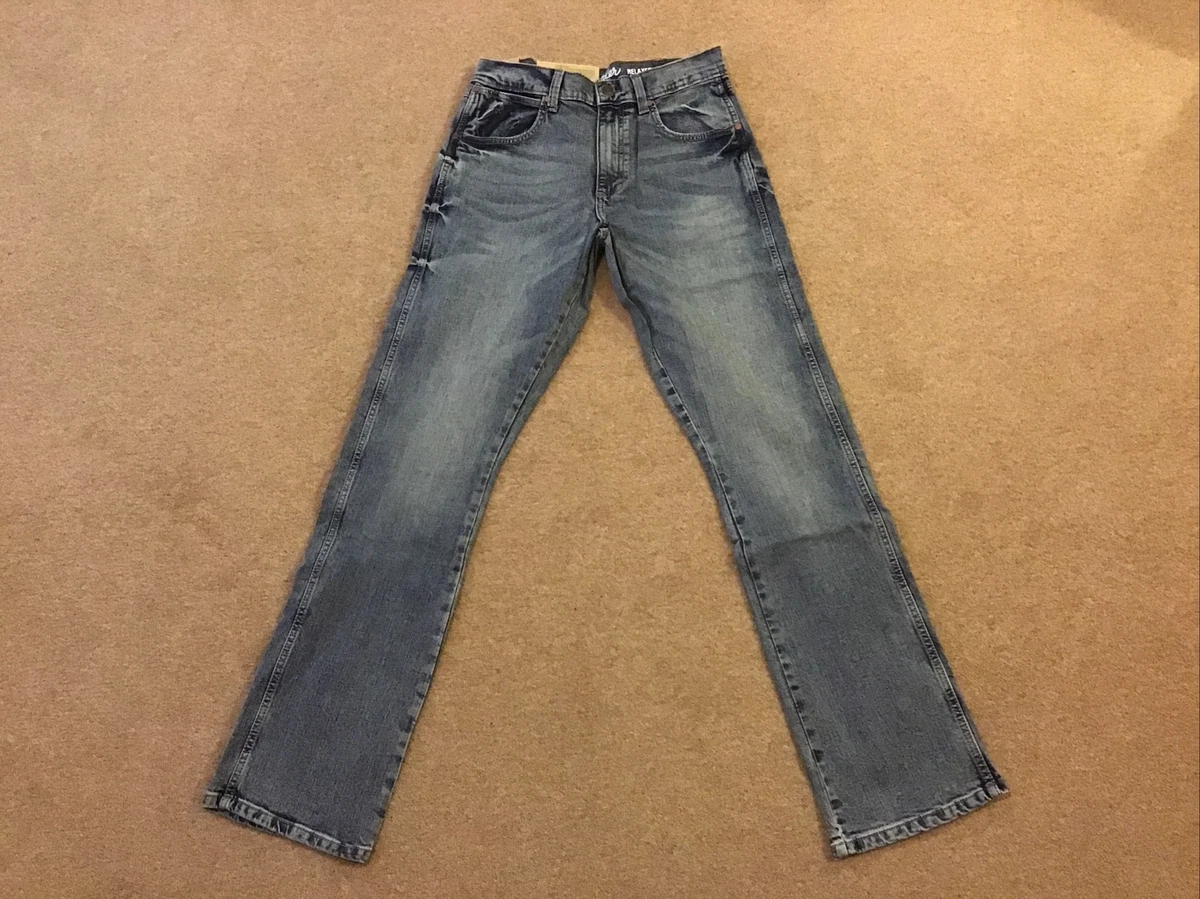 Men's wrangler retro relaxed bootcut jeans clearance