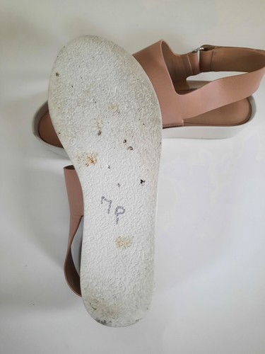Vince Nude Strappy Flat Sandals Womens Sz 6.5 - Picture 8 of 8