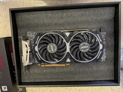 MSI Radeon RX 580 ARMOR OC Edition VR Ready Graphics Card PCIe DirectX 12 Vulkan