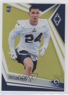 2019 Panini Phoenix Rookies Yellow 4/75 Taylor Rapp #187 Rookie RC oc3