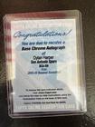 2025-26 Topps Chrome - Rookie Autographs Dylan Harper #TCAR-DH (AU, RC)