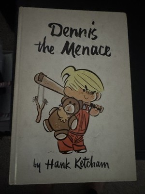 Signed - vintage Dennis The Menace Storybook by Hank Ketchum Hardcover 1952