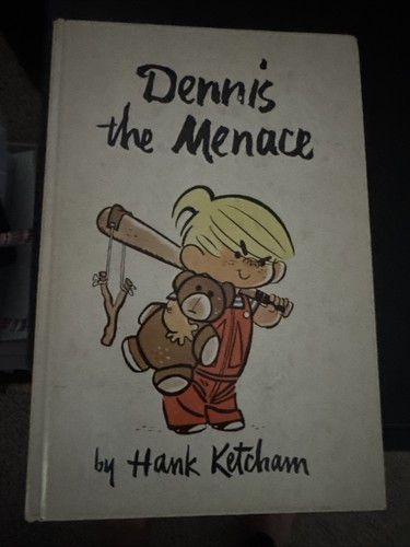 Signed - vintage Dennis The Menace Storybook by Hank Ketchum Hardcover 1952