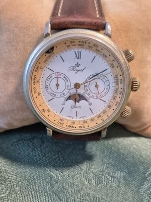Royal Vintage Herren Uhr , Chronograph , Quarz , M1/24