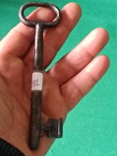 ANTICA CHIAVE PIEMONTESE DEL 1800 FERRO BATTUTO E FORGIATO A MANO 15 CM. CK81
