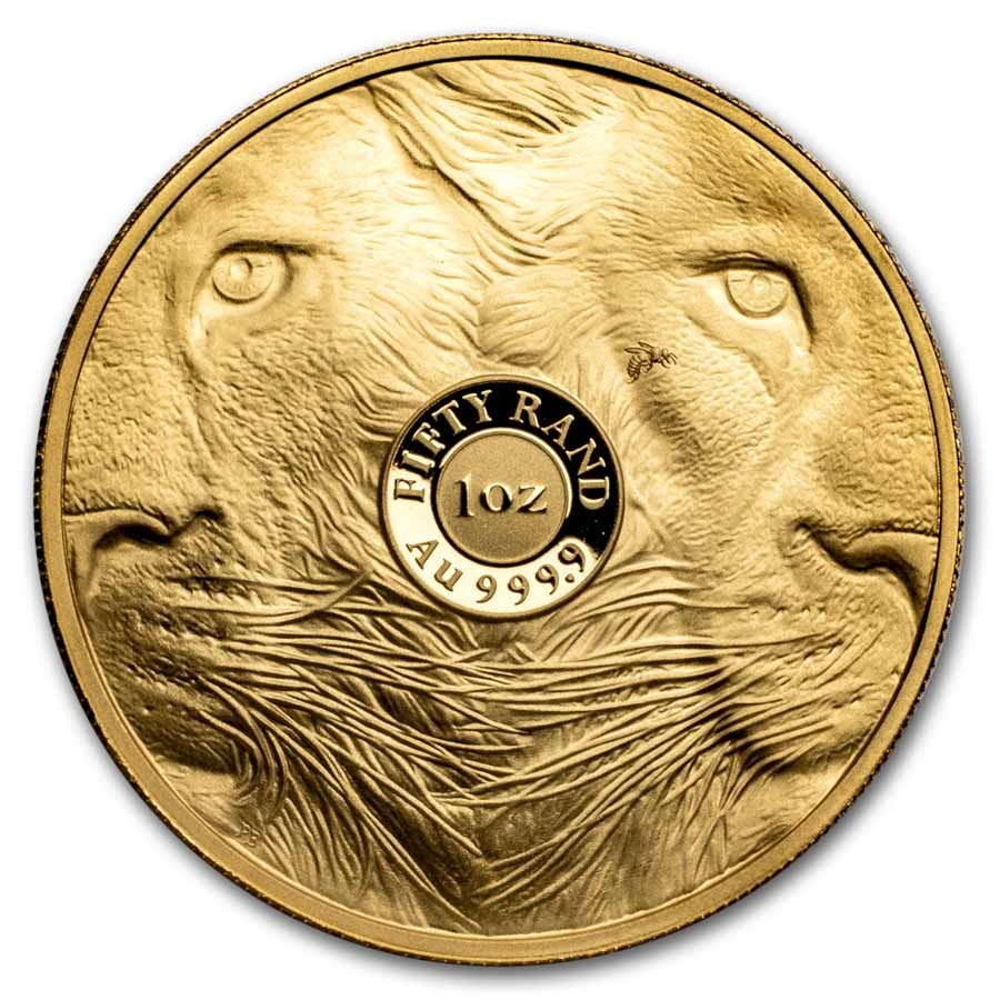 2025 South Africa 1 oz Proof Gold Big Five Lion (w/ Box & COA) | eBay