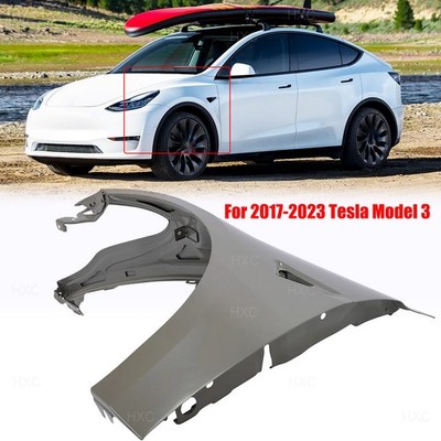 Front Driver Side Fender Panel Fit For 2017-2023 Tesla Model 3 Primed A+++