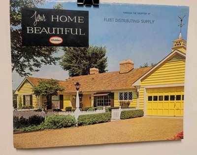 1966 Vintage Mid Century Modern Glidden Paint Advertising COLOR Ideas 42 Pages