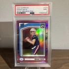 2024 Panini Donruss - Rated Rookie Drake Maye #379 Optic Preview Pink Prizm (RC)